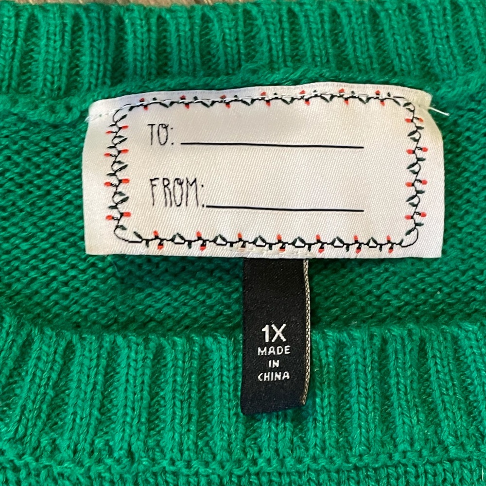 Women’s Ugly/Festive Snowman Christmas Sweater (1X) - Picture 4 of 8